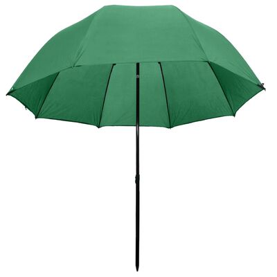 vidaXL Guarda-chuva pesca, verde, 300x240 cm