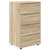 vidaXL Gabinetes de Armazenamento Carvalho Sonoma 60 x 48 x 105 cm