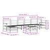 vidaXL 8 pcs conjunto sof&aacute;s de jardim madeira de pinho impregnada