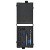 vidaXL Conjunto removedor de pontos de solda e brocas 9 pcs HSS