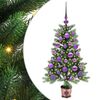 vidaXL &Aacute;rvore de Natal com 150 LEDs com suporte Verde 90 cm PE
