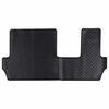 vidaXL Tapete de carro Preto Borracha