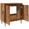 vidaXL M&oacute;vel p/ lavat&oacute;rio 58x33x60 cm derivados madeira madeira velha