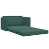 vidaXL Sof&aacute;-Cama 110cm Verde Escuro Veludo