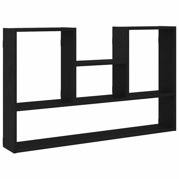 vidaXL Prateleira de parede 99x15x60 cm deriv. madeira carvalho preto