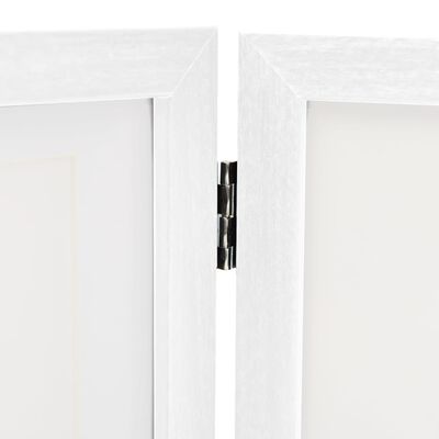 vidaXL Moldura com três dobras 28x18 cm+2x(13x18 cm) branco