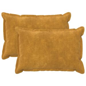 vidaXL Capa almofada 2 pcs HOUTEN Amarelo 30 x 50 cm