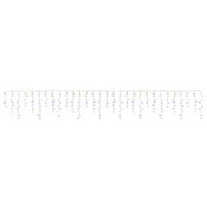 vidaXL Cortina de luzes 210 LED Multicolorido 500 x 72 cm