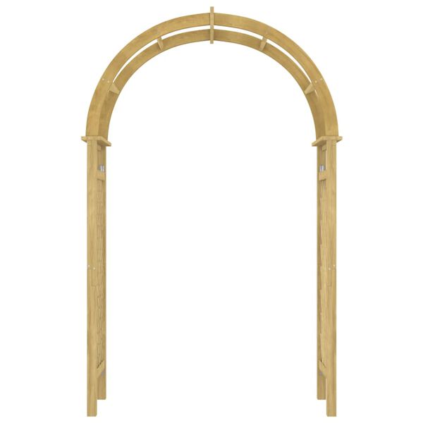 vidaXL Arco com treli&ccedil;a 141x97x243 cm pinho maci&ccedil;o impregnado