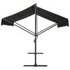 vidaXL Toldo de p&eacute; 500x300 cm antracite