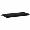 vidaXL Almofada de Banco SOEST 100% Poli&eacute;ster Preto 60 x 40 x 5 cm