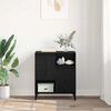 vidaXL Buffet Carvalho Preto 60 x 35 x 70 cm Madeira processada