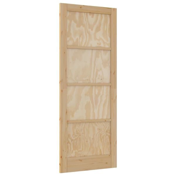 vidaXL Porta Interna ORKDAL Castanho 83 x 211 cm Contraplacado