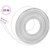 vidaXL Bordas de jardim 5 pcs 10 m 20 cm polietileno cinzento