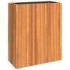 vidaXL Vaso/floreira de jardim 59x27,5x70 cm madeira de ac&aacute;cia maci&ccedil;a