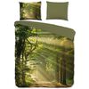 Good Morning Capa de edred&atilde;o WOODS 200x200 verde