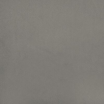 vidaXL Cama boxspring com colchão 120x190 cm veludo cinzento-claro