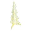 vidaXL &Aacute;rvore de Natal 240 LED Branco quente 180 cm PET