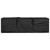 vidaXL Saco arrumação p/ almofadões jardim 135x40x55 polietileno preto