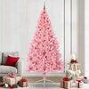 vidaXL &Aacute;rvore de Natal Artificial Pr&eacute;-iluminada Rosa 240 cm PVC