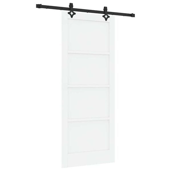 vidaXL Porta Deslizante ORKDAL Branco 83 x 202 cm