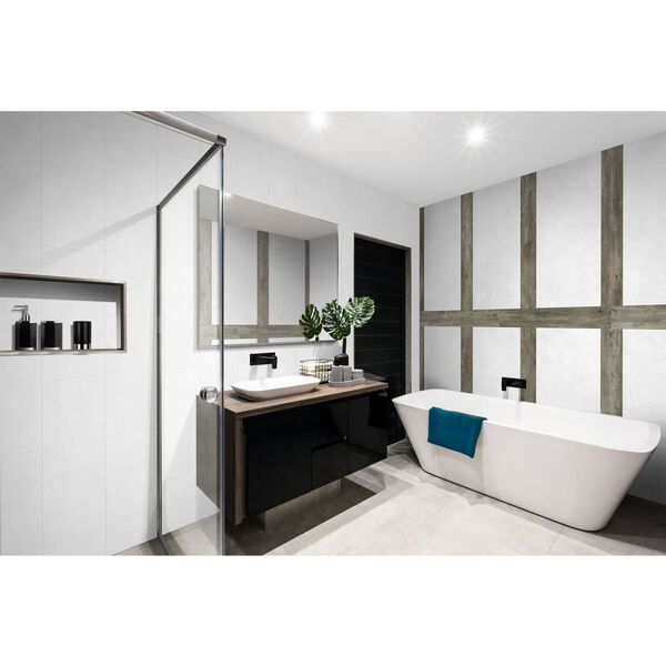 Grosfillex Ladrilho revest. parede Gx Wall+ 11pcs 30x60cm pedra branco