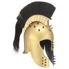 vidaXL Capacete de soldado grego r&eacute;plica LARP a&ccedil;o bronze
