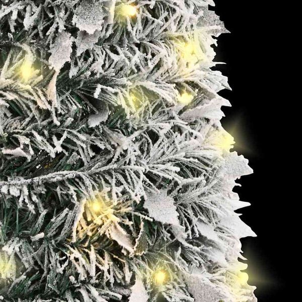 vidaXL &Aacute;rvore de Natal artificial pop-up c/ 50 luzes LED e neve 120 cm
