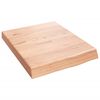 vidaXL Bancada p/ WC 40x50x(2-6) cm madeira maci&ccedil;a tratada castanho