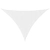 vidaXL Para-sol estilo vela tecido oxford triangular 5x7x7 m branco