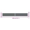 vidaXL Toldo lateral retrátil 160x1200 cm antracite