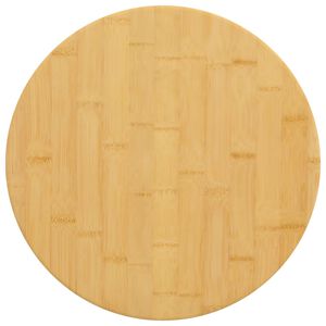 vidaXL Tampo de mesa &Oslash;40x1,5 cm bambu