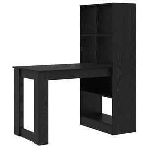 vidaXL Mesa Carvalho Preto Derivados de Madeira 122 x 67 x 145 cm