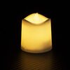vidaXL Velas pequenas LED sem chama 12 pcs branco quente