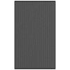 vidaXL Capacho &agrave;s riscas preto e cinzento 90x150 cm