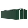 vidaXL Abrigo de jardim 257x580x181 cm metal verde