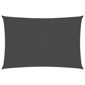 vidaXL Guarda-Sol tecido Oxford retangular 2x4 m antracite
