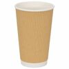 vidaXL Copos de café de papel com tampas 1000 pcs 16oz 400ml