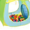 vidaXL Tenda de brincar infantil com 350 bolas multicolorido