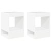 vidaXL Mesa de apoio 2 unid. Branco 40 x 40 x 56 cm