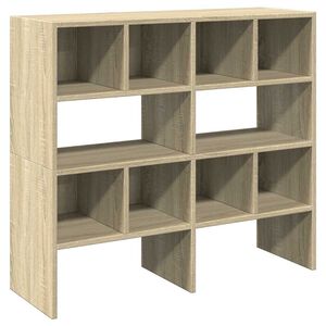 vidaXL Sapateiras 2 pcs empilh&aacute;veis 89,5x30x40 cm carvalho sonoma