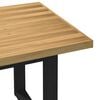 vidaXL Mesa de jantar NOAIN pernas forma U 180x90x75 cm pinho maci&ccedil;o
