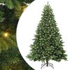 vidaXL &Aacute;rvore de Natal Artificial com 300 LEDs Verde 210 cm PE e PVC