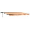 vidaXL Estrutura de Toldo Manual com LEDs 5 &times; 3,5 m