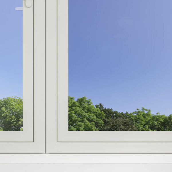 vidaXL Pel&iacute;culas solares 5 pcs efeito refletor est&aacute;tico PVC prateado