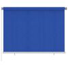 vidaXL Estore de rolo para exterior PEAD 200x140 cm azul