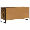 vidaXL Gabinete para TV com gaveta Carvalho Fum&ecirc; 100 x 36 x 49,5 cm