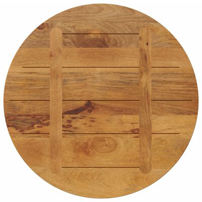 vidaXL Tampo de mesa redondo Ø70x3,8cm madeira de mangueira maciça