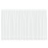 vidaXL Cortina de Renda com cortinas Branco 140 x 400 cm Poli&eacute;ster