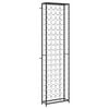 vidaXL Garrafeira para 95 garrafas 54x18x200 cm ferro forjado preto